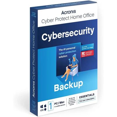 Acronis Cyber Protect Home Office 2023 Essentials - Logiciel de sécurité - Publicité Acronis Cyber Protect Home Office 2023 Essentials - Logiciel de sécurité - Publicité