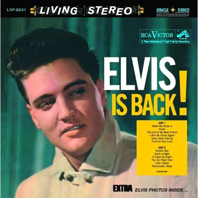 Elvis Presley Elvis Is Back - LP Vinyl Elvis Presley Elvis Is Back - LP Vinyl