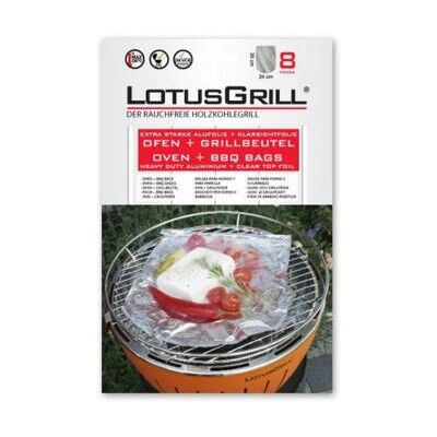 Accessoires de Barbecue Extérieur LotusGrill GB-AL-M - 8 Sacs - Publicité Accessoires de Barbecue Extérieur LotusGrill GB-AL-M - 8 Sacs - Publicité