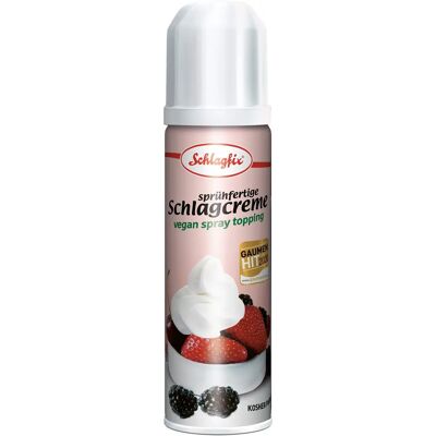 Spray de crème végétale Schlagfix - Sans gluten, sans lactose - 200ml - Publicité Spray de crème végétale Schlagfix - Sans gluten, sans lactose - 200ml - Publicité