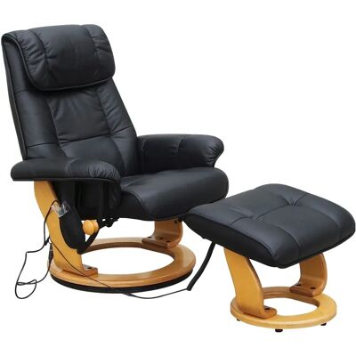 ALPHA Techno Relax - Vital - Hocker - Schwarz - Massagesessel ALPHA Techno Relax - Vital - Hocker - Schwarz - Massagesessel