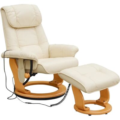 ALPHA Techno Relax - Vital - beige - Hocker - Massagesessel ALPHA Techno Relax - Vital - beige - Hocker - Massagesessel