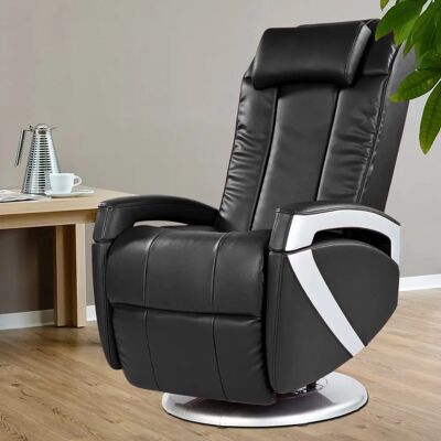 ALPHA - Techno Komfort - Schwarz - aufrecht - Massagestuhl ALPHA - Techno Komfort - Schwarz - aufrecht - Massagestuhl
