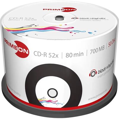 Primeon 2761107 CD-R 80min/700MB - CD-R - 50 discs Primeon 2761107 CD-R 80min/700MB - CD-R - 50 discs