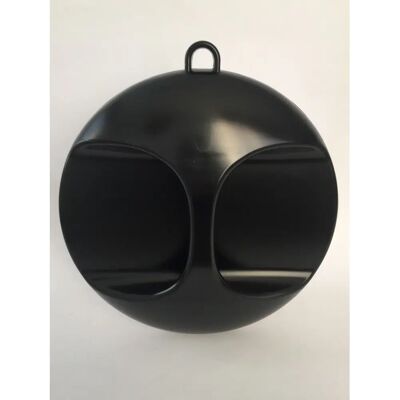 Specchio da Mano Nero - 27cm - Manico & Anello - Specchio Portatile Specchio da Mano Nero - 27cm - Manico & Anello - Specchio Portatile