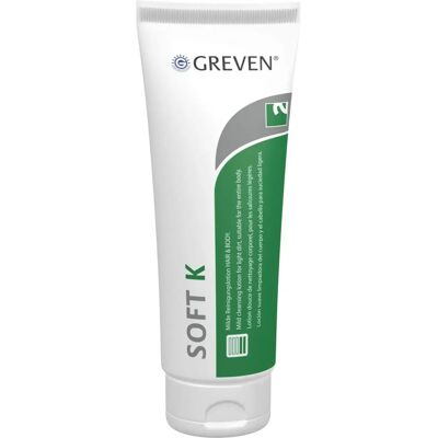 Greven Ivraxo Soft K Nettoyant pour mains et corps - Publicité Greven Ivraxo Soft K Nettoyant pour mains et corps - Publicité