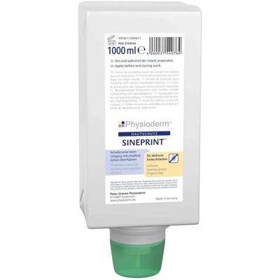 Physioderm SINEPRINT Handschutzcreme - Hautcreme Physioderm SINEPRINT Handschutzcreme - Hautcreme
