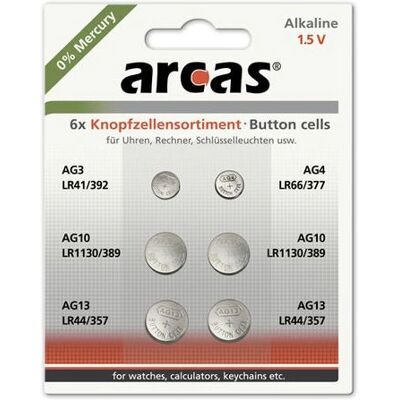 Arcas 127 50600 Einweg-Batterie - Batterie Arcas 127 50600 Einweg-Batterie - Batterie