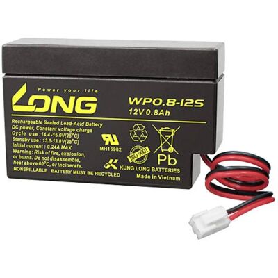 Energizer WP0.8-12S Blybatteri 12V 0.8Ah Energizer WP0.8-12S Blybatteri 12V 0.8Ah