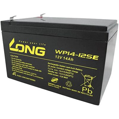 Long WP14-12SE Bleiakku 12V 14Ah AGM - Bis zu 1500 Zyklen - Wartungsfrei Long WP14-12SE Bleiakku 12V 14Ah AGM - Bis zu 1500 Zyklen - Wartungsfrei