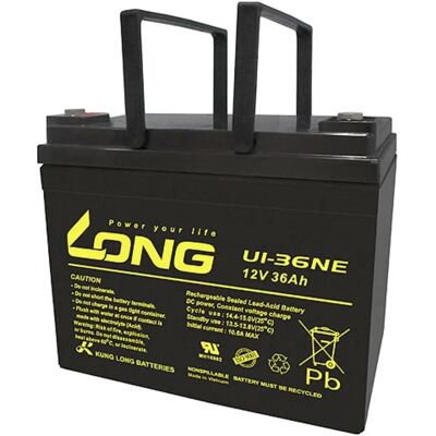 Kung Long U1-36NE 12V 36Ah Blei-AGM Batterie - Zyklusfest, Wartungsfrei Kung Long U1-36NE 12V 36Ah Blei-AGM Batterie - Zyklusfest, Wartungsfrei