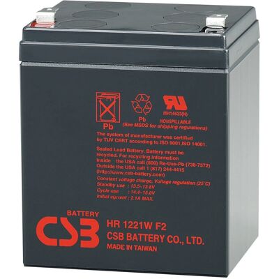 Batteria al piombo CSB HR1221WF2 - 12V 5Ah Batteria al piombo CSB HR1221WF2 - 12V 5Ah