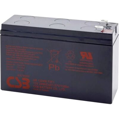 CSB Battery HR 1224W - Hochleistungs-Bleiakku 12V 5.8Ah CSB Battery HR 1224W - Hochleistungs-Bleiakku 12V 5.8Ah