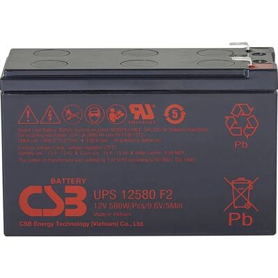 CSB Batterie UPS 12580 Hochleistungs-Bleiakkumulator CSB Batterie UPS 12580 Hochleistungs-Bleiakkumulator