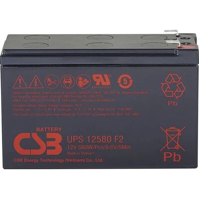 CSB Batterij UPS 12580 Hoogwaardige Loodzuurbatterij CSB Batterij UPS 12580 Hoogwaardige Loodzuurbatterij