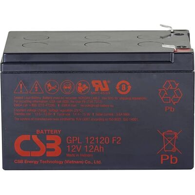 CSB Battery GPL 12120 - AGM Bleibatterie - 12 V 12 Ah CSB Battery GPL 12120 - AGM Bleibatterie - 12 V 12 Ah