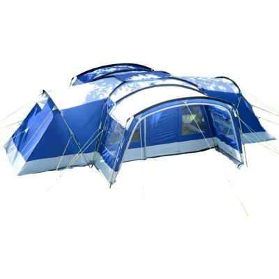 Tente Familiale Nimbus 12 Skandika - Résistante à l'eau et UV 12 Personnes - Publicité Tente Familiale Nimbus 12 Skandika - Résistante à l'eau et UV 12 Personnes - Publicité