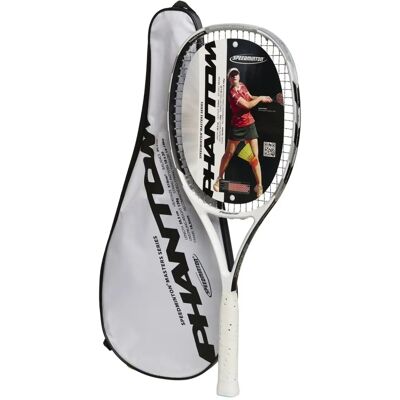 Speedminton Phantom Carbon Schläger Weiß-Schwarz-Silber - Racket Speedminton Phantom Carbon Schläger Weiß-Schwarz-Silber - Racket