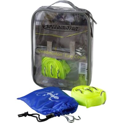 Speedminton Easy Court Pro - Campo portatile di crossminton giallo neon Speedminton Easy Court Pro - Campo portatile di crossminton giallo neon
