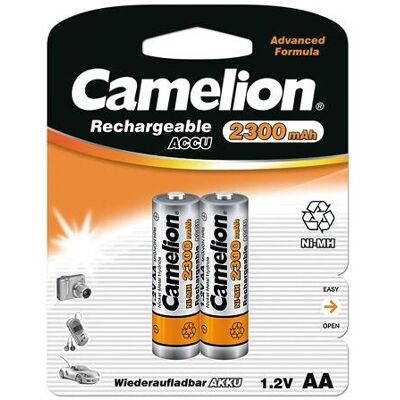 Camelion NH-AA2300-BP2 Wiederaufladbarer Akku AA NiMH - Akku Camelion NH-AA2300-BP2 Wiederaufladbarer Akku AA NiMH - Akku