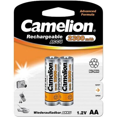 Camelion - NH-AA2300BP2 Batería recargable NiMH AA Camelion - NH-AA2300BP2 Batería recargable NiMH AA