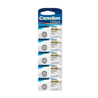 Camelion CR1225 Lithium Batterie - 5 Stk. Camelion CR1225 Lithium Batterie - 5 Stk.