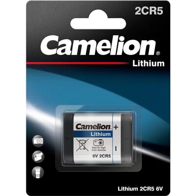 Camelion 2CR5-BP1 Wiederaufladbare Lithiumbatterie - 6V Kamera/Foto Camelion 2CR5-BP1 Wiederaufladbare Lithiumbatterie - 6V Kamera/Foto