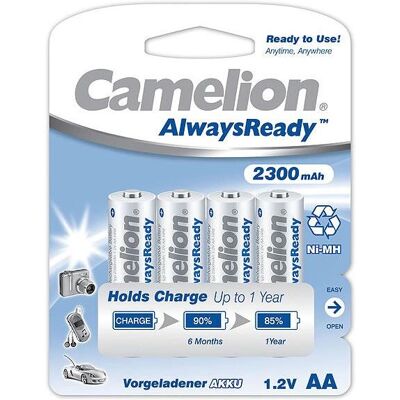 Camelion Weiße 2300mAh AA NiMH Akku - 4er Pack Camelion Weiße 2300mAh AA NiMH Akku - 4er Pack