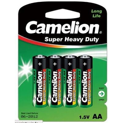 Camelion R6P-4BB Grüne AA Batterie - Batteri für Geräte Camelion R6P-4BB Grüne AA Batterie - Batteri für Geräte