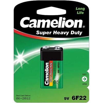 Camelion 6F22-BP1G 9V Cink-oxid elem Camelion 6F22-BP1G 9V Cink-oxid elem