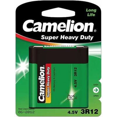 Camelion 3R12-BP1G Batterie - Zink-Kohle 4,5V Camelion 3R12-BP1G Batterie - Zink-Kohle 4,5V