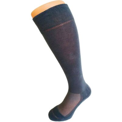 FUSSGUT Venenfreund Kniestrümpfe - Diabetiker Socken, Grau, Modell 3 FUSSGUT Venenfreund Kniestrümpfe - Diabetiker Socken, Grau, Modell 3
