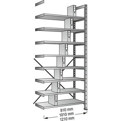 Kaiserkraft Estanterías Ajustables Galvanizadas - Estanterías de Almacenamiento Kaiserkraft Estanterías Ajustables Galvanizadas - Estanterías de Almacenamiento