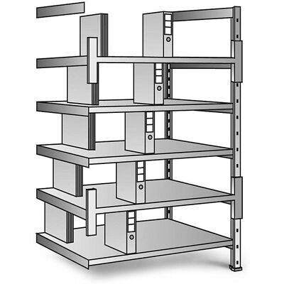 Estantería doble Kaiserkraft - 1920mm - 800x600mm Estantería doble Kaiserkraft - 1920mm - 800x600mm