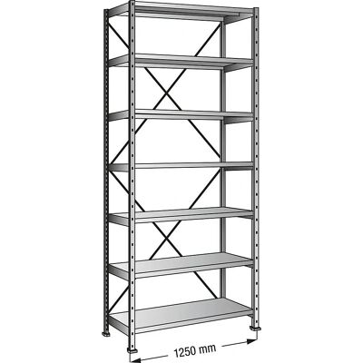 Estantería Zincada Kaiserkraft - 2640mm, 7 Balda Estantería Zincada Kaiserkraft - 2640mm, 7 Balda