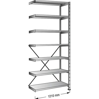 Estantería Galvanizada Kaiser Kraft 7 Niveles - Estante de Almacenamiento Estantería Galvanizada Kaiser Kraft 7 Niveles - Estante de Almacenamiento