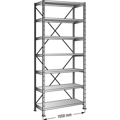 Kaiserkraft Estantería Galvanizada Ajustable - Básica - 7 Baldas Kaiserkraft Estantería Galvanizada Ajustable - Básica - 7 Baldas
