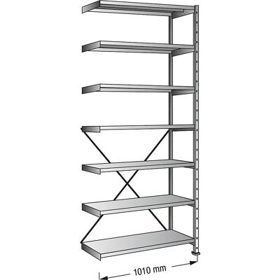 Kaiserkraft Estantería Regulable Galvanizada - Industria y Hogar Kaiserkraft Estantería Regulable Galvanizada - Industria y Hogar