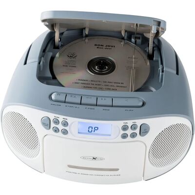 Reflexion RCR2260 - Przenośny odtwarzacz CD z LCD, FM, Aux, słuchawki Reflexion RCR2260 - Przenośny odtwarzacz CD z LCD, FM, Aux, słuchawki