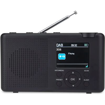 Reflexion Model TRA23DAB/GR - Draagbare radio met DAB+ en FM Reflexion Model TRA23DAB/GR - Draagbare radio met DAB+ en FM
