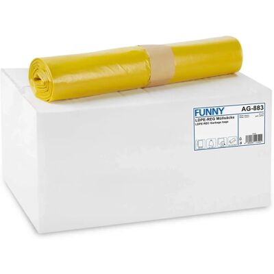Funny AG-883 Sacchi Della Spazzatura LDPE Gialli - Sacchi Della Spazzatura Funny AG-883 Sacchi Della Spazzatura LDPE Gialli - Sacchi Della Spazzatura