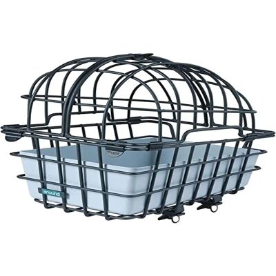 Mijnen Pieper Pet Basket - Lichtgewicht Aluminium, Achter, 46x33x45cm Mijnen Pieper Pet Basket - Lichtgewicht Aluminium, Achter, 46x33x45cm