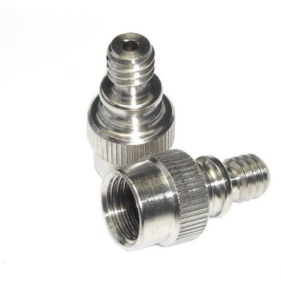 Mijnen Pieper Ventiladapter - Dunlop/presta till Standard - 2 Enheter Mijnen Pieper Ventiladapter - Dunlop/presta till Standard - 2 Enheter