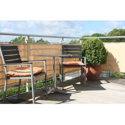 FLORACORD Beiger Balkon Sichtschutz - Rechteckig UV-witterungsbeständig Polyester 500x65cm FLORACORD Beiger Balkon Sichtschutz - Rechteckig UV-witterungsbeständig Polyester 500x65cm