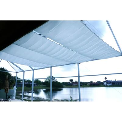 FLORACORD Graues Rechtecksonnensegel - Sonnenschutz FLORACORD Graues Rechtecksonnensegel - Sonnenschutz