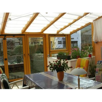 FLORACORD - Sonnensegel rechteckig 220x61 cm - weiss - Sun sail FLORACORD - Sonnensegel rechteckig 220x61 cm - weiss - Sun sail