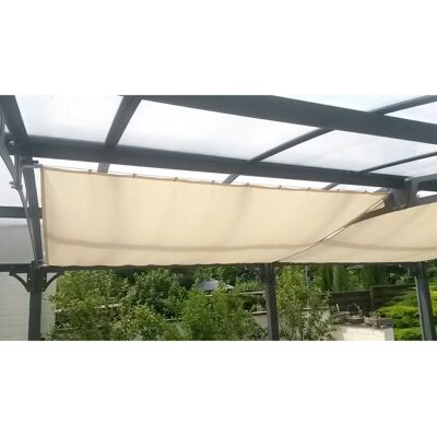 FLORACORD Sonnensegel - Rechteckig, 270x140cm, Elfenbein - Sonnensegel FLORACORD Sonnensegel - Rechteckig, 270x140cm, Elfenbein - Sonnensegel