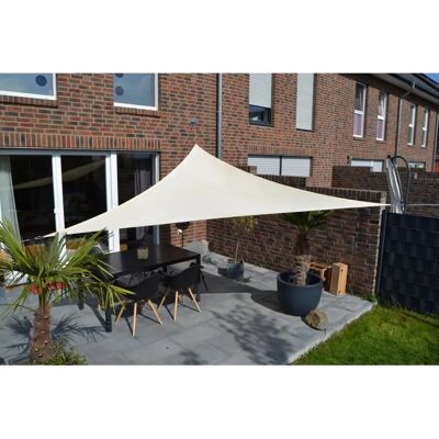 FLORACORD Dreiecksonnensegel - 360x360 cm UV Wasserabweisend Polyester FLORACORD Dreiecksonnensegel - 360x360 cm UV Wasserabweisend Polyester