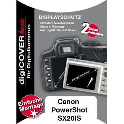 Protection d'écran DigiCover A2280 pour Appareil Photo Protection d'écran DigiCover A2280 pour Appareil Photo