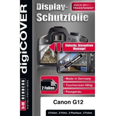 Protector d'écran DigiCover B2612 - Canon G12 Protector d'écran DigiCover B2612 - Canon G12